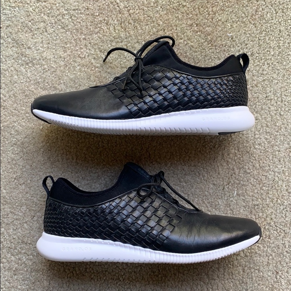 Cole Haan Black Leather Studiogrand sneakers 8